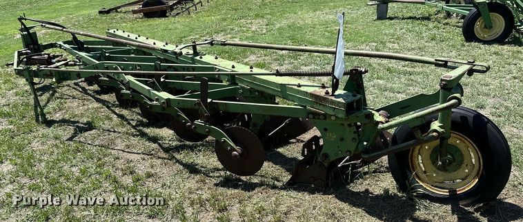 image for item KL9066 John Deere F145  six bottom plow