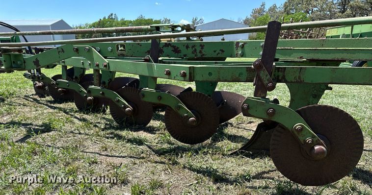 image for item KL9066 John Deere F145  six bottom plow