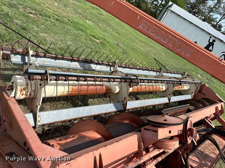 image for item KL9069 Hesston 1014 Hydroswing  swather / windrower