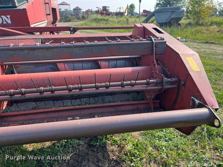 image for item LB9014 1982 Hesston 6550  swather / windrower