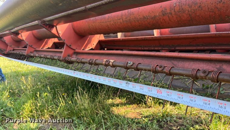 image for item LB9014 1982 Hesston 6550  swather / windrower