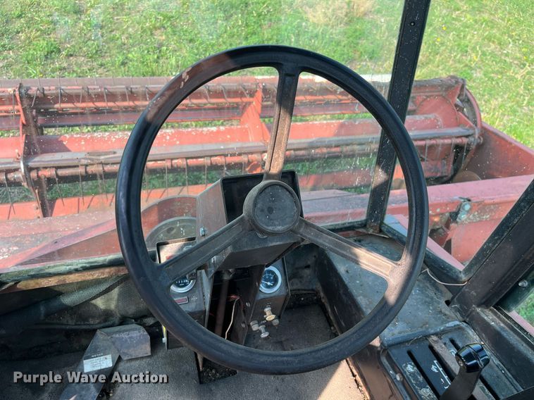 image for item LB9014 1982 Hesston 6550  swather / windrower