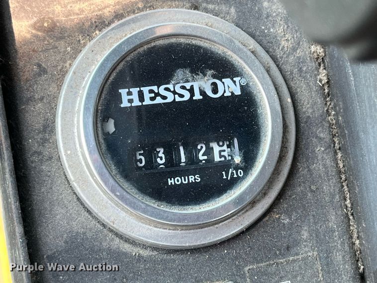 image for item LB9014 1982 Hesston 6550  swather / windrower