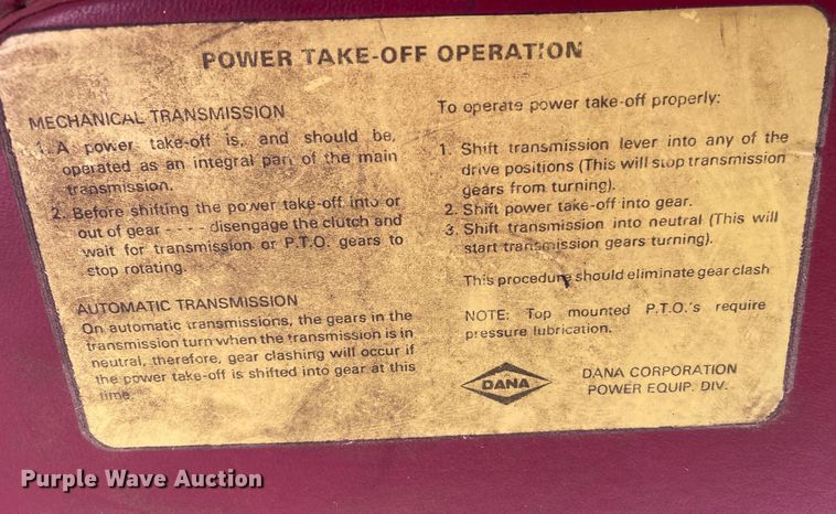 image for item LB9368 1977 Chevrolet C65  grain truck