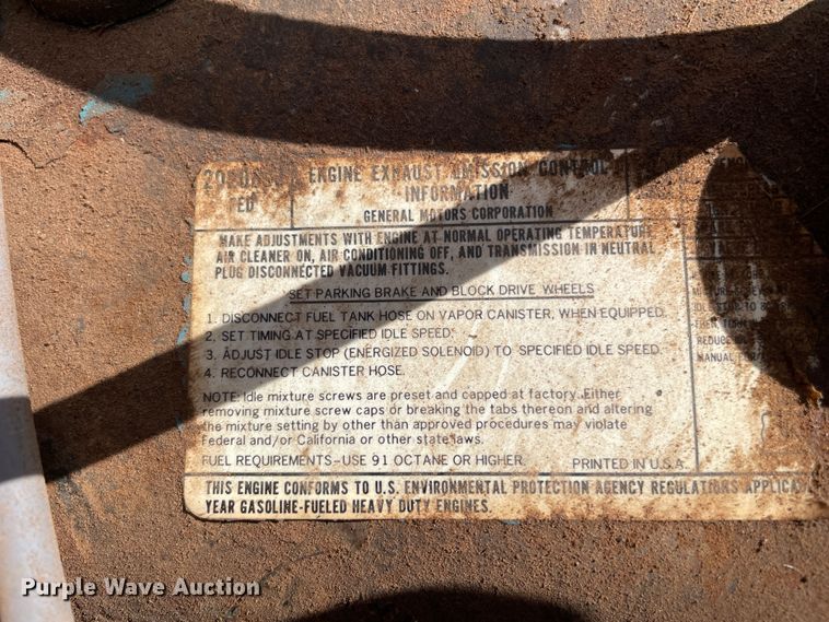 image for item LB9368 1977 Chevrolet C65  grain truck