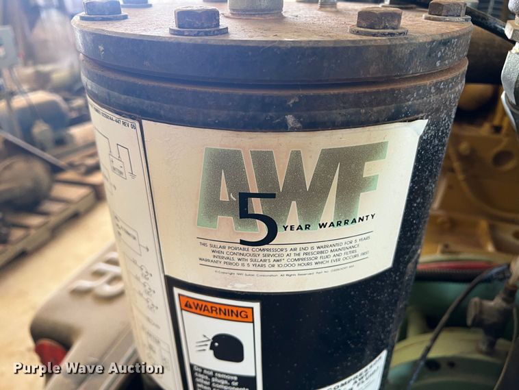 image for item LB9373 Sullair 185CA  air compressor