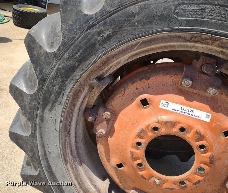 image for item LL9175 (2) 13.6-28 wheels and tires