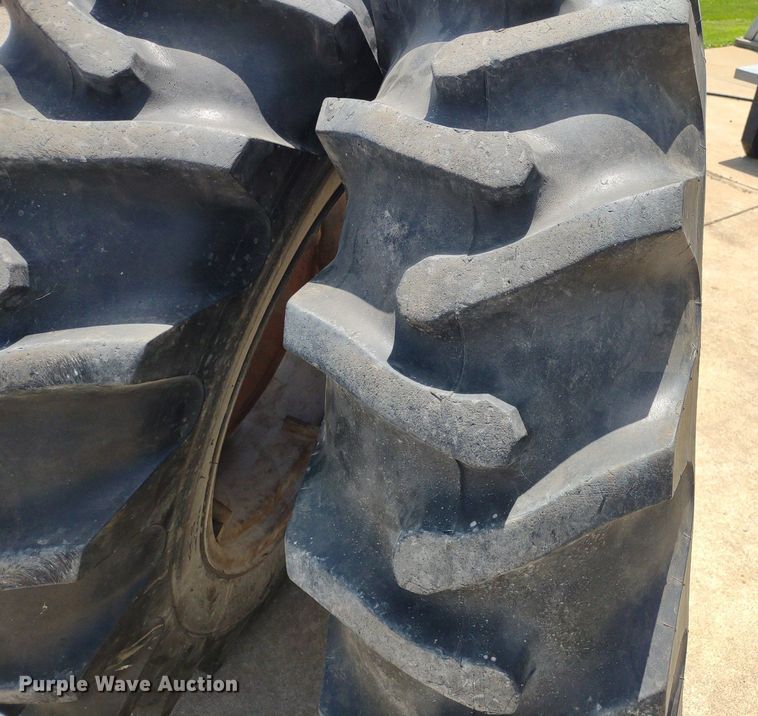 image for item LL9175 (2) 13.6-28 wheels and tires