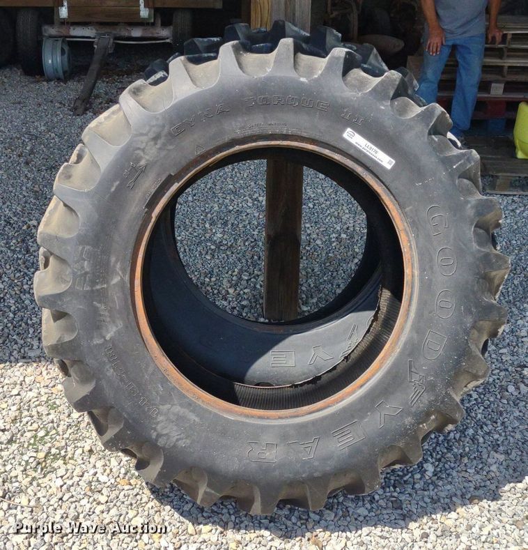 image for item LL9178 (2) 14.9-28 Good Year Dyna Torque II tires