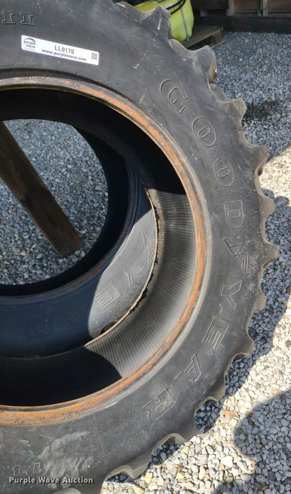 image for item LL9178 (2) 14.9-28 Good Year Dyna Torque II tires