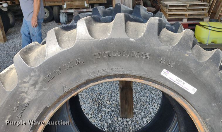 image for item LL9178 (2) 14.9-28 Good Year Dyna Torque II tires