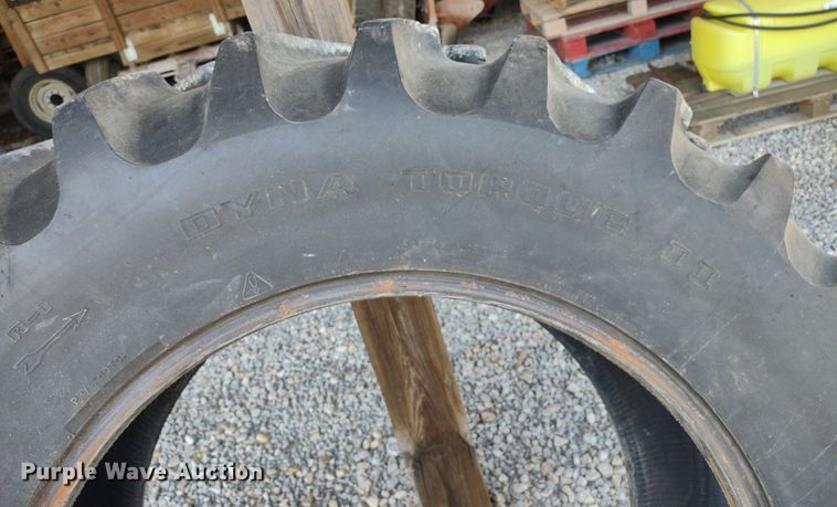 image for item LL9178 (2) 14.9-28 Good Year Dyna Torque II tires