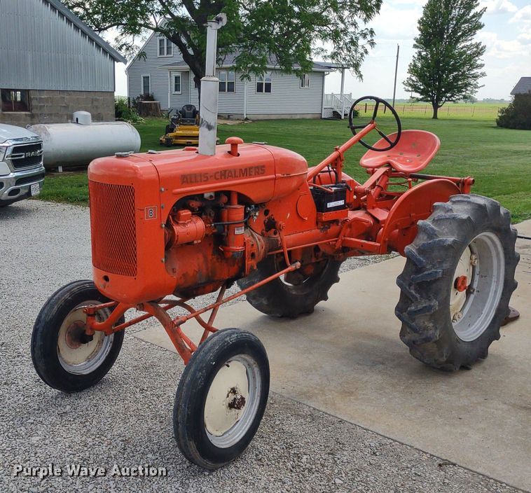 image for item LL9179 1939 Allis Chalmers B  tractor