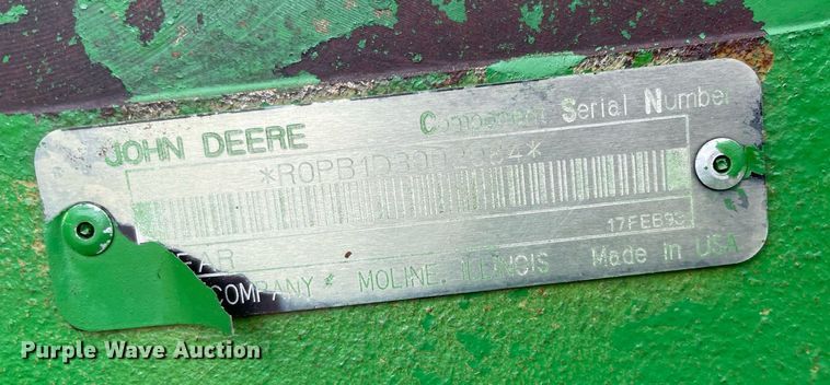 image for item LY9701 1993 John Deere 8770  4WD tractor