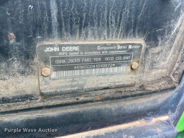 image for item LY9701 1993 John Deere 8770  4WD tractor