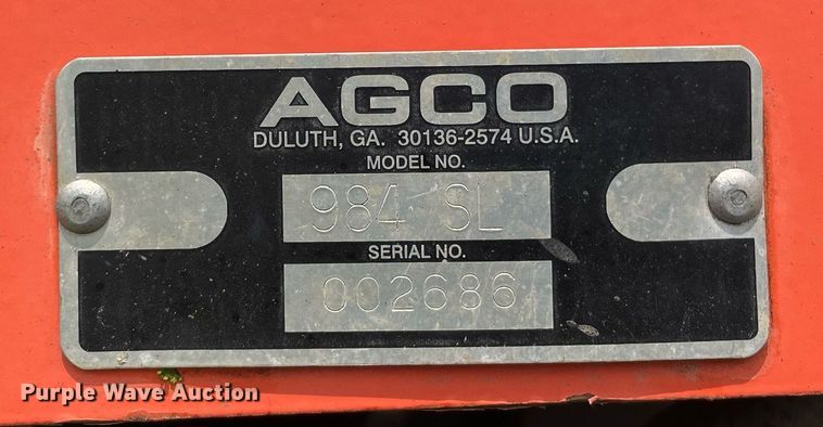 image for item LY9702 1994 AGCO Allis 9455  MFWD tractor