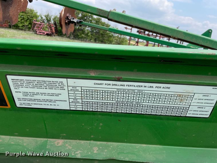 image for item LY9704 John Deere 455  grain drill