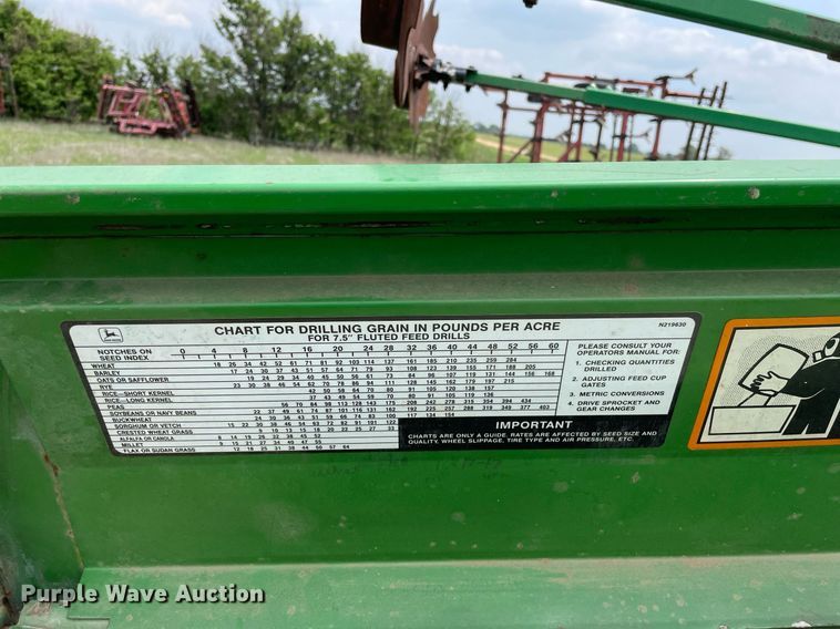 image for item LY9704 John Deere 455  grain drill