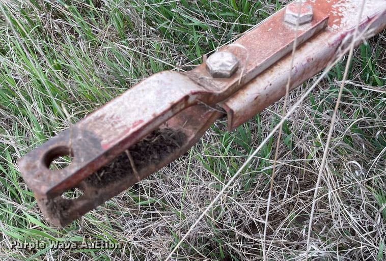 image for item LY9721 2000 Donahue EXG-150  swather / windrower trailer with hay rake