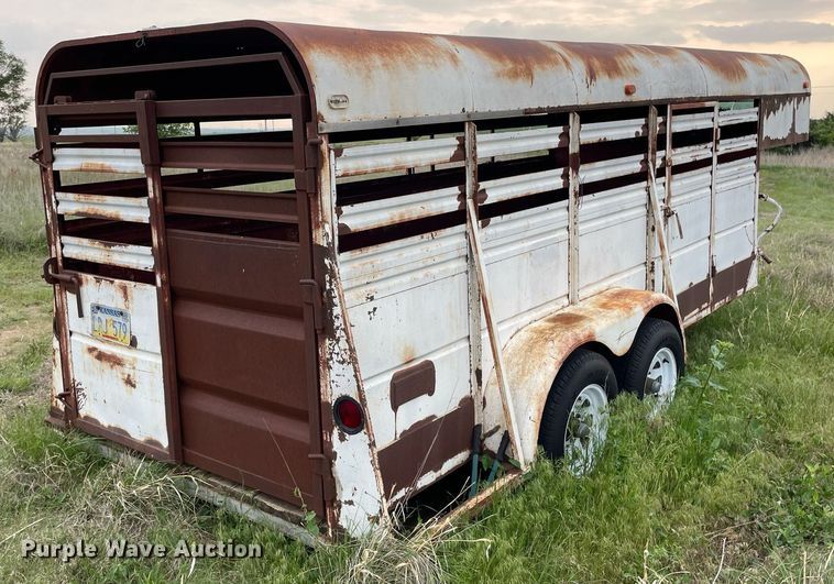 image for item LY9726 1974 HJ  livestock trailer
