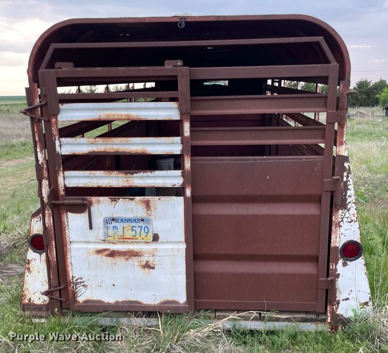 image for item LY9726 1974 HJ  livestock trailer
