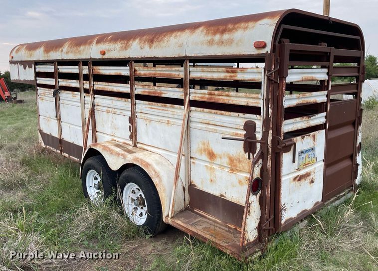 image for item LY9726 1974 HJ  livestock trailer