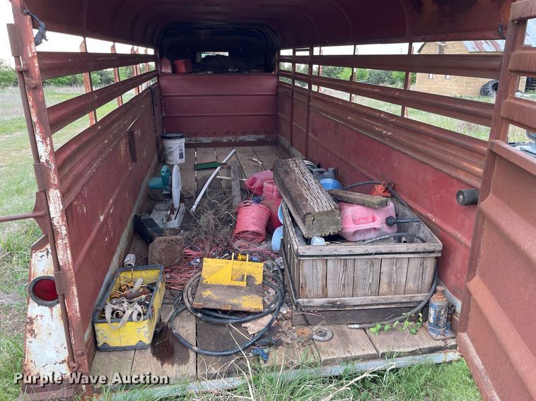 image for item LY9726 1974 HJ  livestock trailer