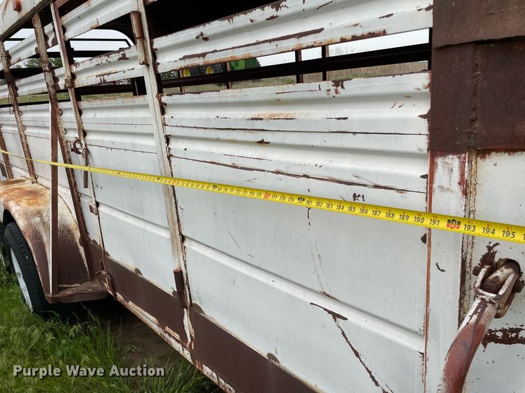 image for item LY9726 1974 HJ  livestock trailer