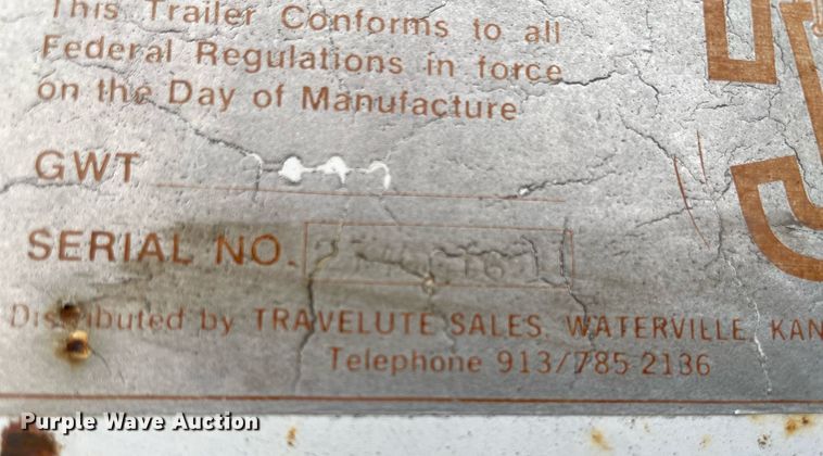 image for item LY9726 1974 HJ  livestock trailer