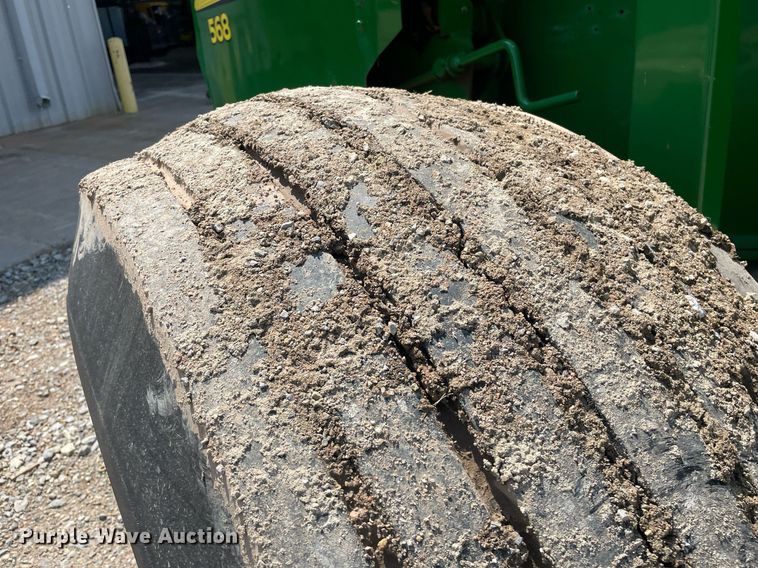 image for item ME9804 John Deere 568 Mega Wide Plus  round baler