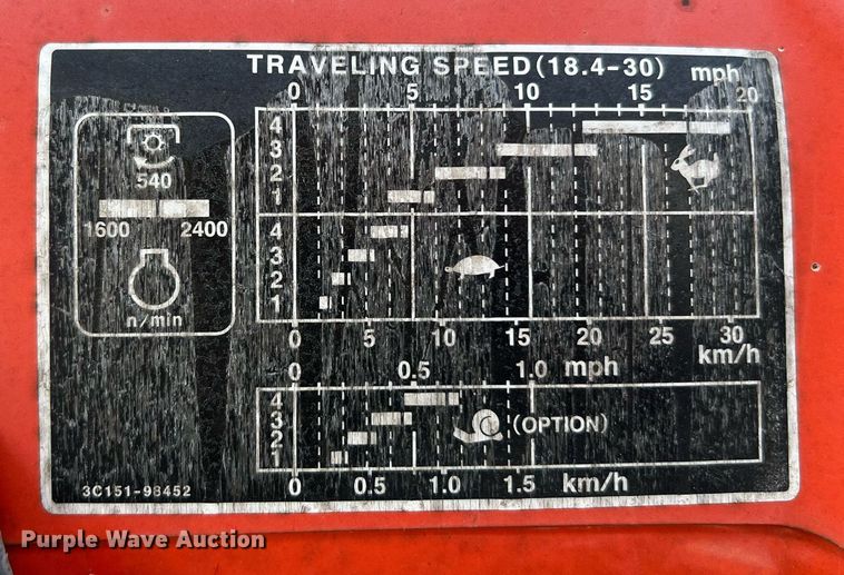 image for item MF9964 Kubota M8560  MFWD tractor