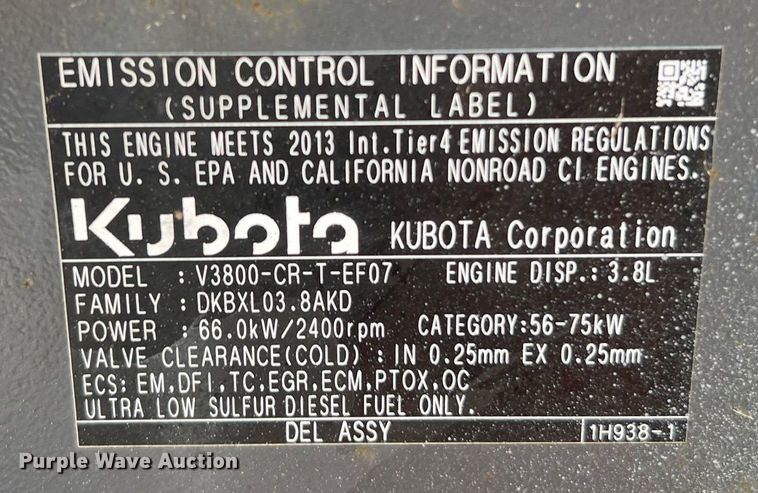 image for item MF9964 Kubota M8560  MFWD tractor