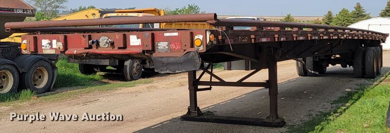 image for item ML9396 1991 Trailmobile F71T-5UAA  flatbed trailer