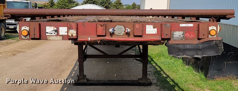 image for item ML9396 1991 Trailmobile F71T-5UAA  flatbed trailer