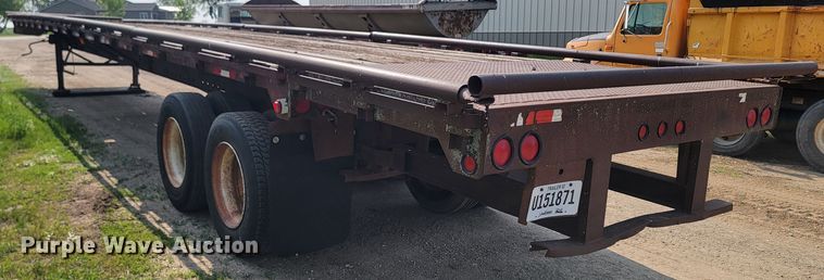 image for item ML9396 1991 Trailmobile F71T-5UAA  flatbed trailer
