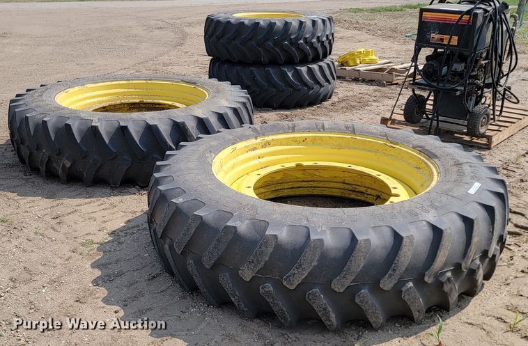 image for item ML9398 (2) Firestone 480/80R46 tires and wheels