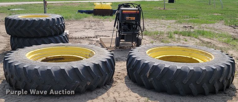 image for item ML9398 (2) Firestone 480/80R46 tires and wheels