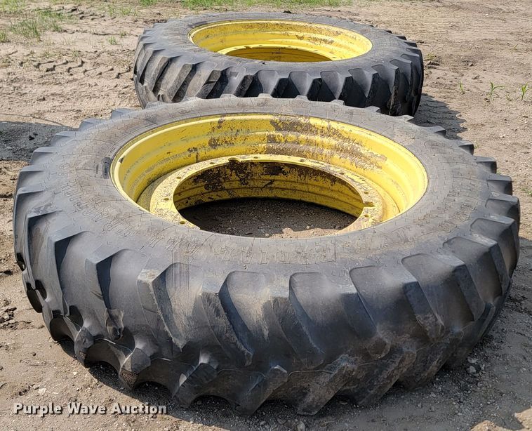 image for item ML9398 (2) Firestone 480/80R46 tires and wheels