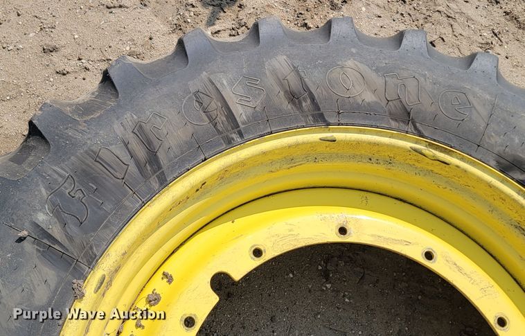 image for item ML9398 (2) Firestone 480/80R46 tires and wheels