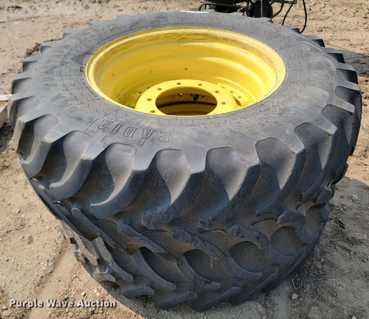 image for item ML9400 (2) Firestone 420/90R30 tires and wheels