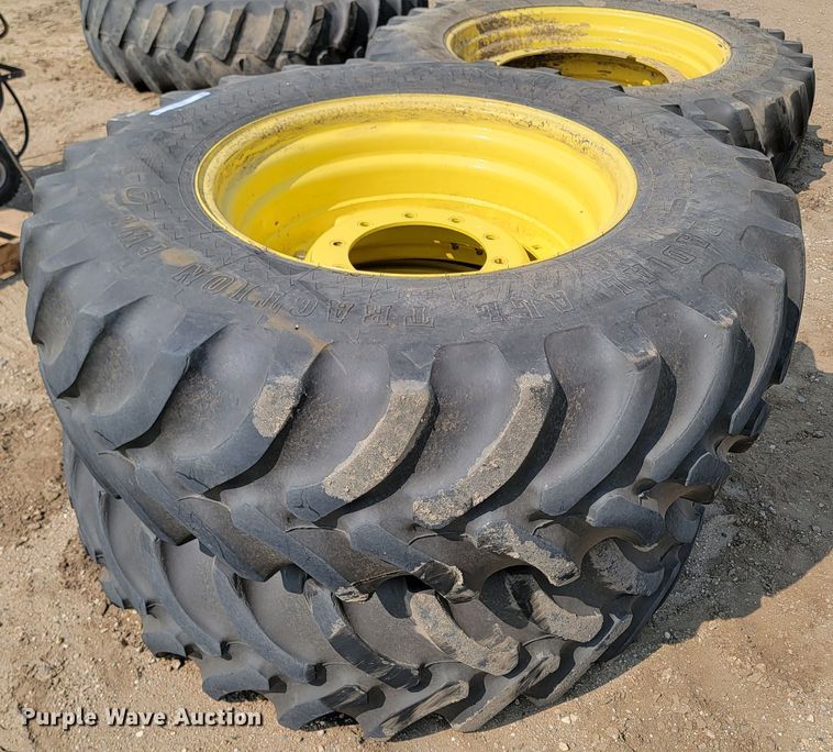 image for item ML9400 (2) Firestone 420/90R30 tires and wheels