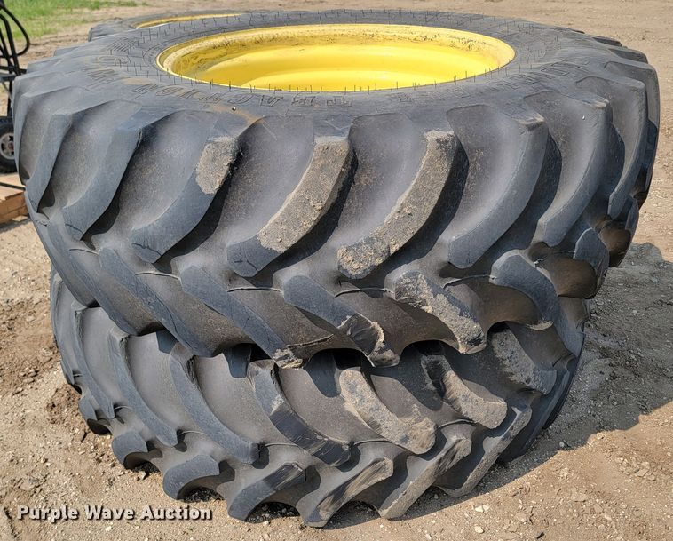 image for item ML9400 (2) Firestone 420/90R30 tires and wheels