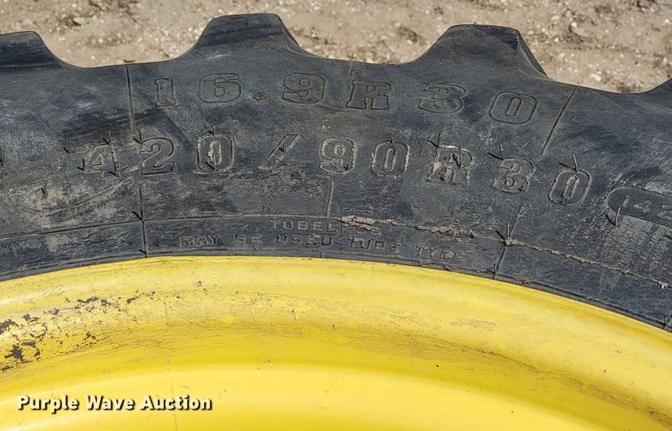 image for item ML9400 (2) Firestone 420/90R30 tires and wheels