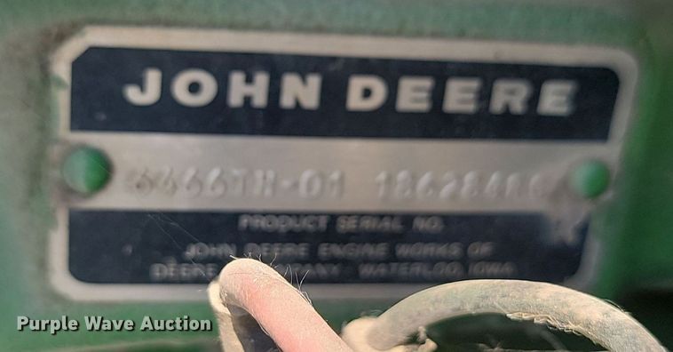 image for item ML9450 1981 John Deere 6620 Turbo  RWA combine