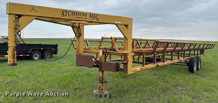 image for item NY9007 Atchison  hay bale trailer