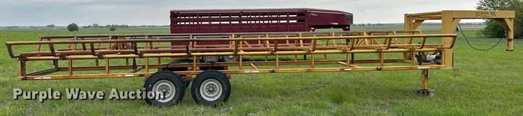 image for item NY9007 Atchison  hay bale trailer