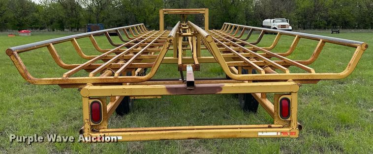 image for item NY9007 Atchison  hay bale trailer