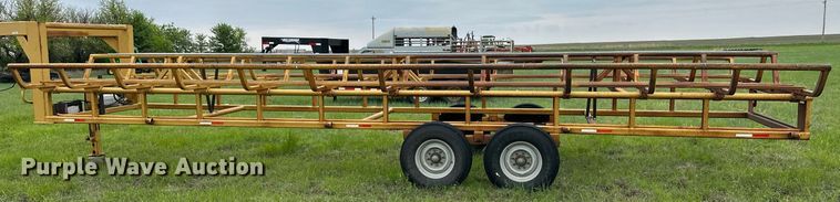 image for item NY9007 Atchison  hay bale trailer