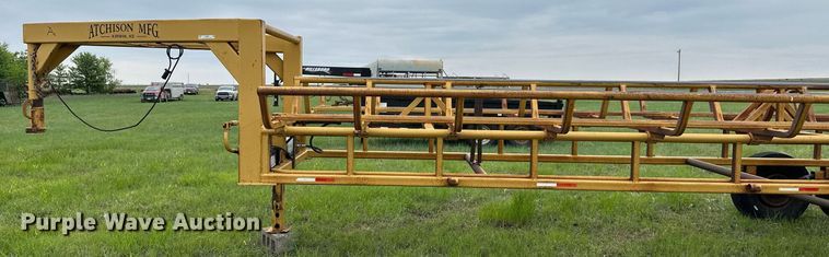 image for item NY9007 Atchison  hay bale trailer