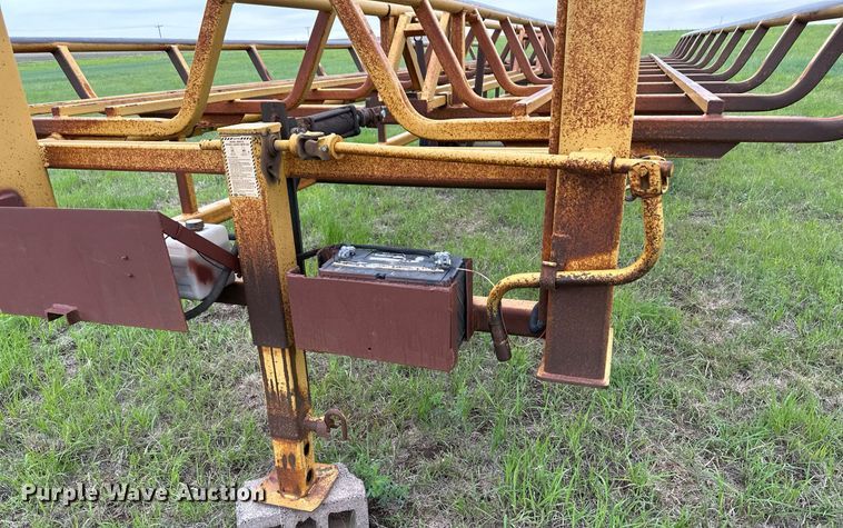 image for item NY9007 Atchison  hay bale trailer